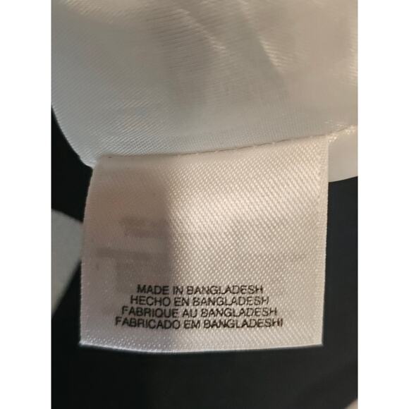 Black Label by Evan Picone Black & White Polka Dot Sleeveless Midi Dress 16 3607 - Picture 4 of 7